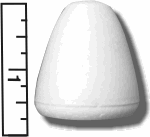 High Density Smoothfoam 1 5/8" Diam. x 1 13/16" H BELL -CASE OF 1000 pcs