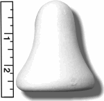 High Density Smoothfoam 2"Diam. x 3" H LIBERTY BELL -CASE OF 1000 pcs