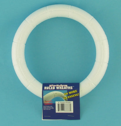 8" Ruled Wreath 6 pack