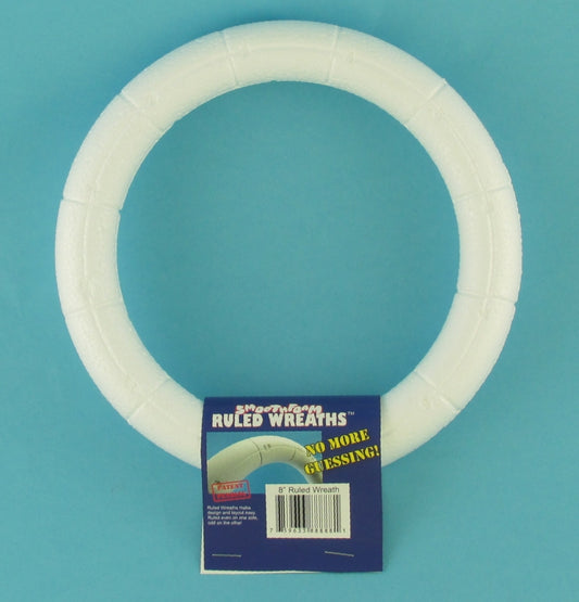 8" Ruled Wreath 6 pack