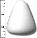 High Density Smoothfoam 2 1/4"L x 2 5/8" H  BELL -CASE OF 1000 pcs