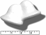 High Density Smoothfoam 4 1/2"L x 2 3/8" W x 2 1/2" H  DOUBLE BELL  -CASE OF 1000** THIS IS NOT A STOCK ITEM, 2-3 WEEK PRODUCTION***