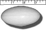 High Density Smoothfoam 3 1/2" diam x 1 3/4" H ROUND OVAL -CASE OF 1000 pcs **THIS IS NOT A STOCK ITEM, 2-3 WEEK PRODUCTION**